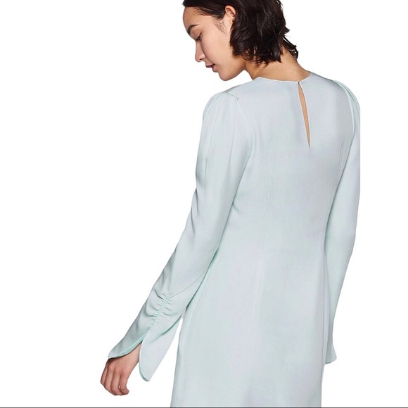 JOIE | Abnar Mint Silk Mini Dress - Picture 6 of 9
